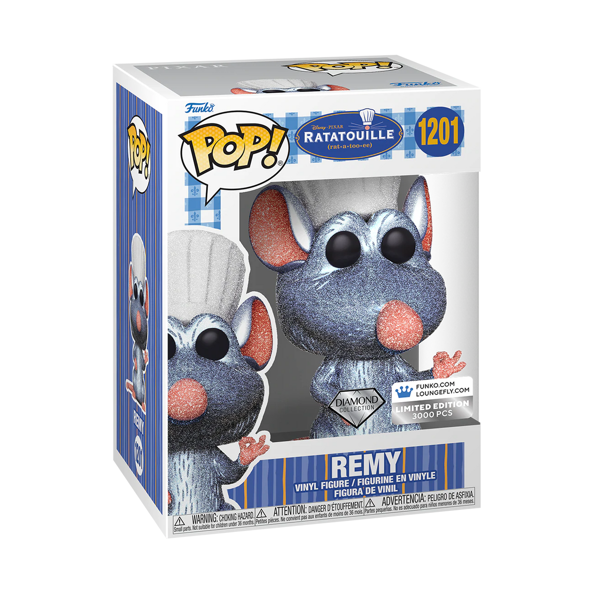 Loungefly Remy Diamond Pop! & Mini Backpack Ratatouille Bundle