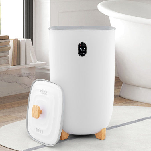 40L Towel Warmer Luxury Hot Towel Bucket with 2 Heating Temperatures-White