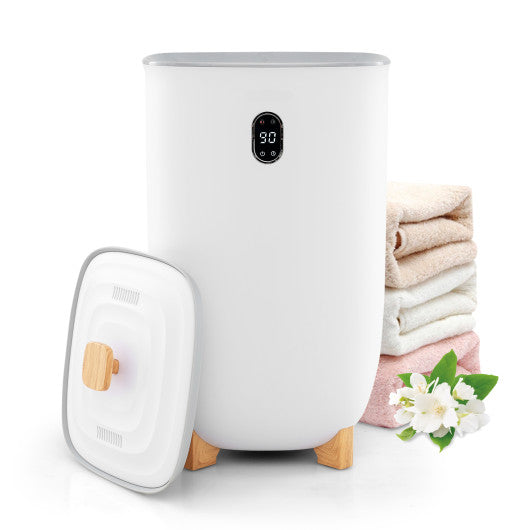 40L Towel Warmer Luxury Hot Towel Bucket with 2 Heating Temperatures-White