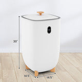 40L Towel Warmer Luxury Hot Towel Bucket with 2 Heating Temperatures-White