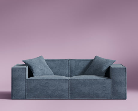 M1 Sofa Loveseat - Hydrogen Blue