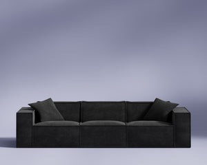 M1 Sofa Three Seater - Carbon Black