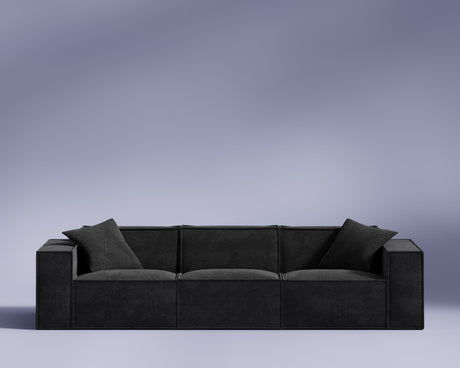 M1 Sofa Three Seater - Carbon Black