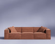 M1 Sofa Three Seater - Copper Tan