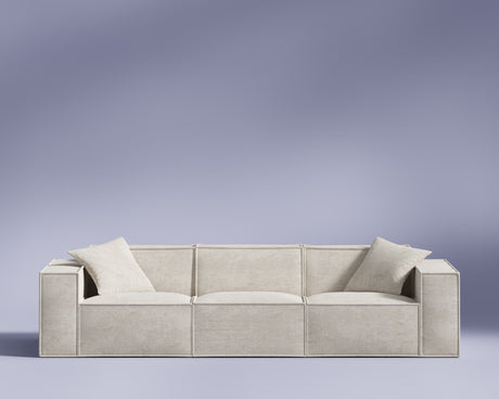 M1 Sofa Three Seater - Helium Cloud