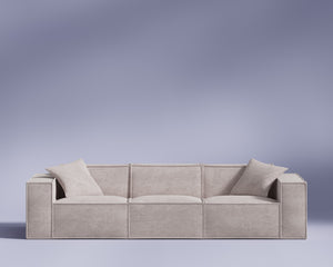 M1 Sofa Three Seater - Beryllium Blush