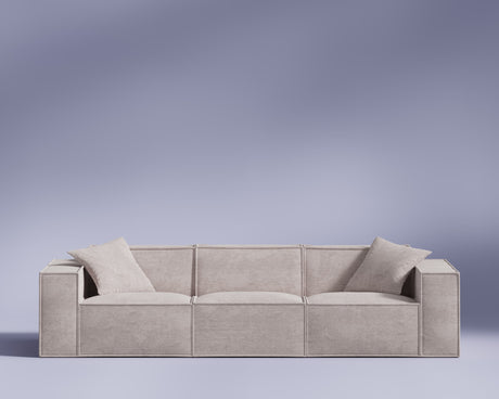 M1 Sofa Three Seater - Beryllium Blush