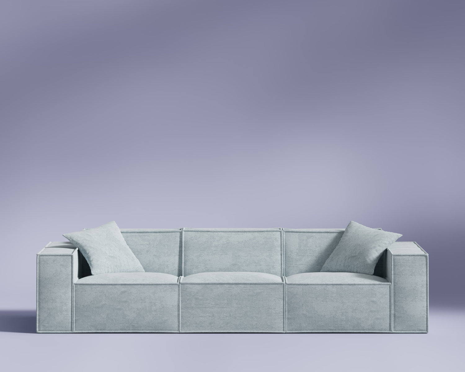 M1 Sofa Three Seater - Nitrogen Sky Blue