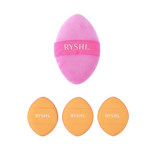 Flawless Finish Makeup Bundle: Finger Beauty Blenders + Reversible Sponge by Pursonic