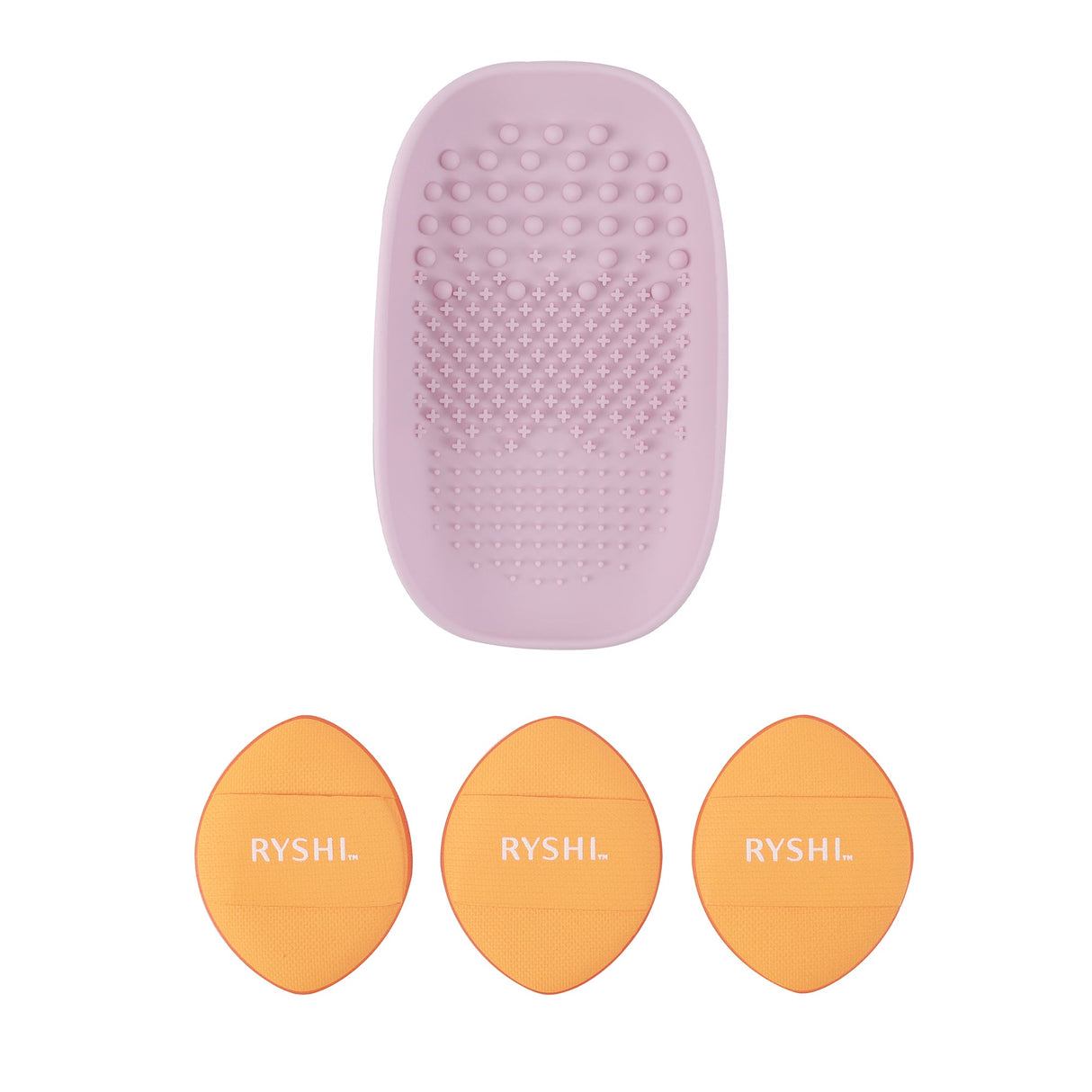 Precision & Care Beauty Bundle: Finger Beauty Blenders + Brush Cleaning Tool by Pursonic