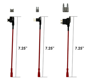 Rexing Fuse Tap and Add-a-Circuit Adapter with LP-mini, Mini Fuse, Micro2 blade fuse adapters