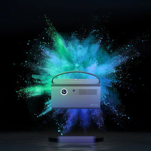 Rexing PV7 Pro Smart DLP Projector 600ANSI with 3D Projection, Wi-Fi, Bluetooth