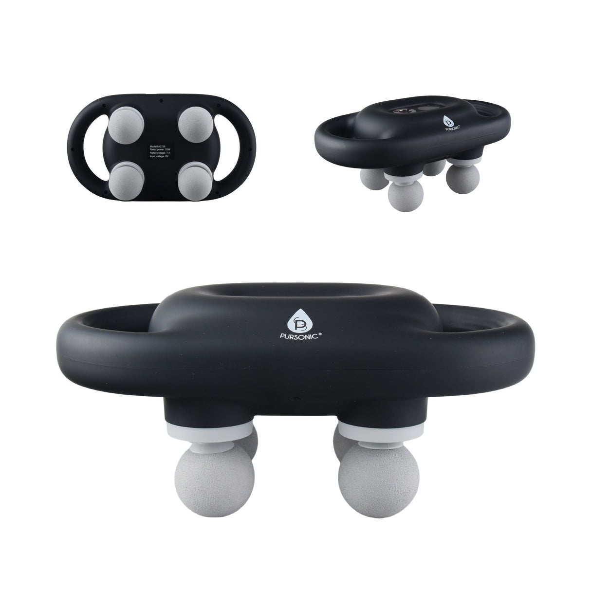 9-Speed Massage Gun & Portable Handheld Massager Bundle