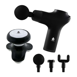 Pursonic Muscle Recovery & Relaxation Power Duo: Massage Gun & Handheld Electric Sport Massager by Pursonic