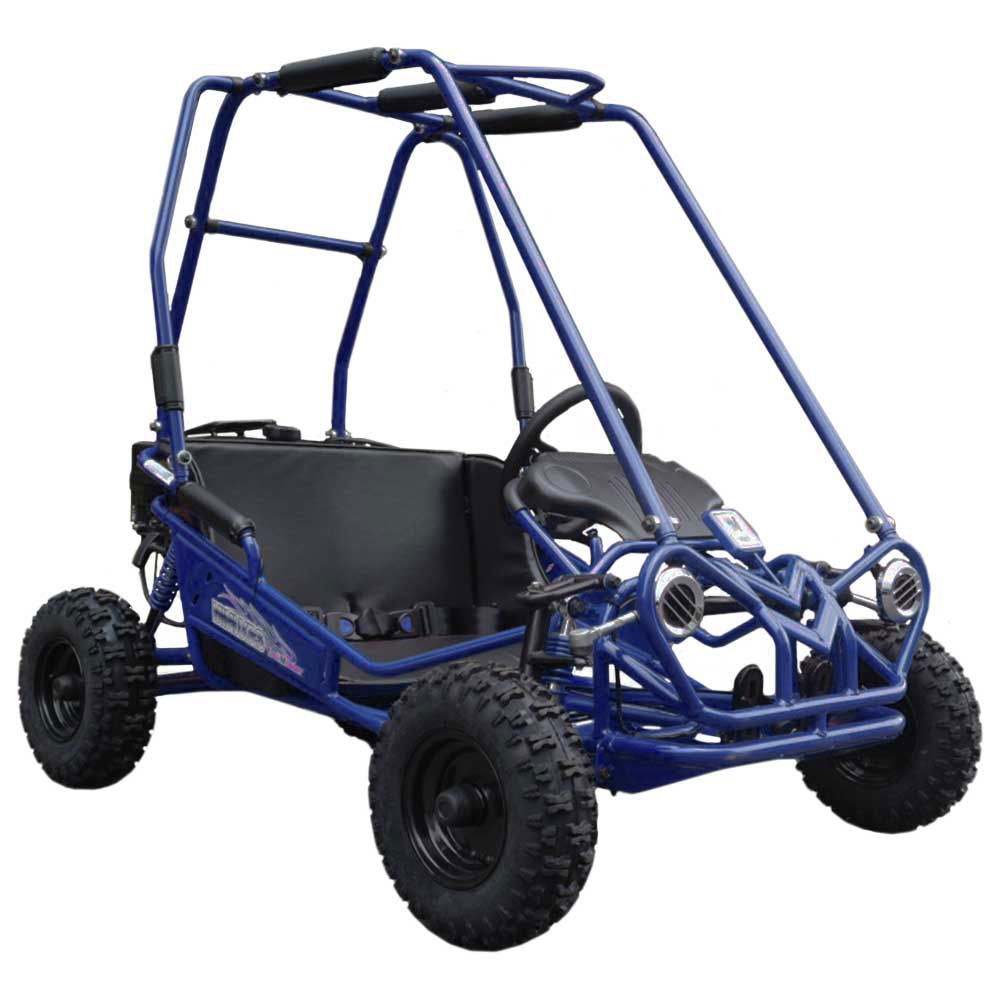 TrailMaster MINI XRS+ Kids Go Kart, 5.5hp Gas Engine, Dual Seats, Adjustable Pedals, Pull Start, Kids Ages 4-9