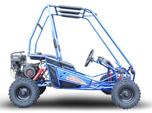TrailMaster MINI XRS+ Kids Go Kart, 5.5hp Gas Engine, Dual Seats, Adjustable Pedals, Pull Start, Kids Ages 4-9