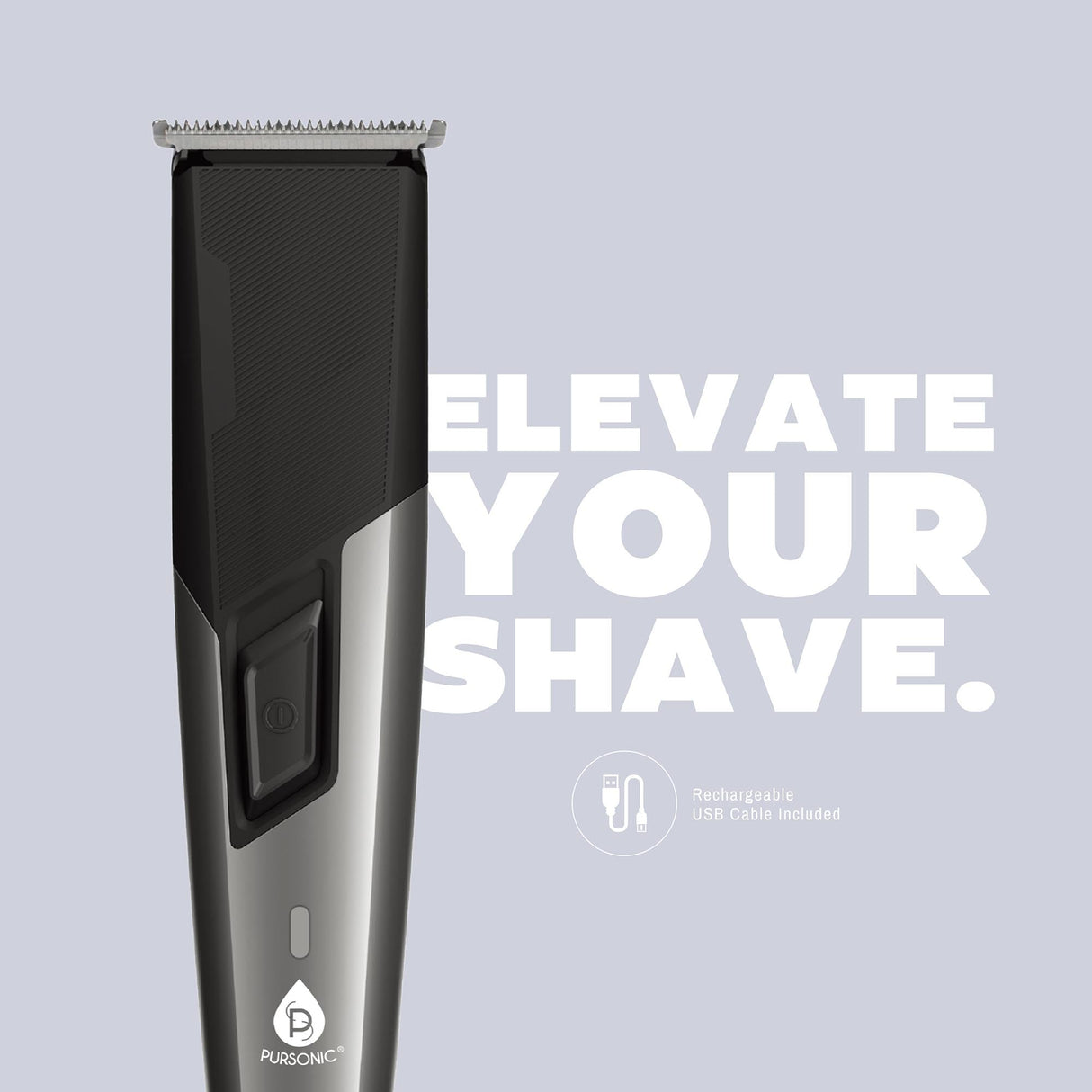 Mario Lopez Rechargeable Men's Grooming Set - Complete Hair, Beard, Nose, and Ear Grooming Kit by Pursonic