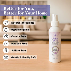 Mist Spray with 100% Natural Essential Oils – Lavender & Sea Salt Aromatherapy