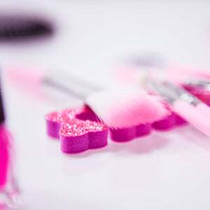 Contixo Pretend Play Kids Makeup Set w/ Sparkle Unicorn Case, Girl Toys for Ages 3+, Brushes, Nail Polish, Blush & Built-In Mirror, Safe & Non-Toxic by Contixo