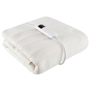 Machine Washable Electric Bed Warmer with Dual Controller 9 Heat Setting and 9-Hour Auto Off and Overheat Protection-Twin Size