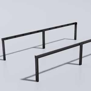 Heavy Duty Metal Bed Frame Platform Mattress Foundation No Box Spring Black