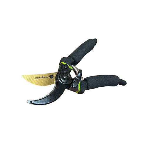 Titanium Soft Grip Pruning Shears by Garden Guru