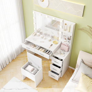 Kids Gas Station Playhouse with Gas Refueling Guns for Aged 3+-Brown