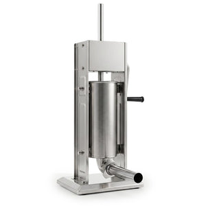 Manual Sausage Stuffer with 2 Speeds & 4 Stuffing Tubes for Commercial Home-11 LBS