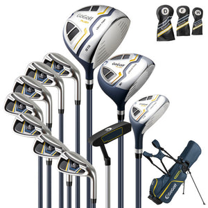 Men's Complete Golf Clubs and Bag Set Right Handed-Yellow