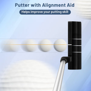 4 Piece Patio Conversation Set Rattan Chair Loveseat and Table Set-Black