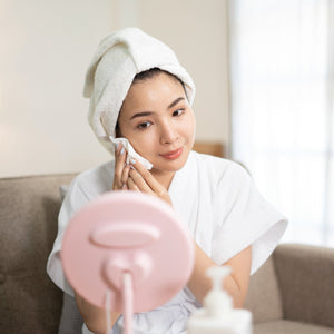 Glow & Go Skincare Essentials Bundle: Nano Facial Steamer + Clean Facial Towels by Pursonic