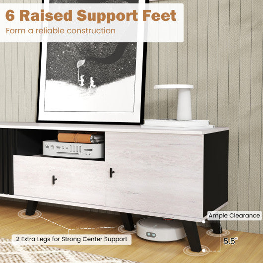 Vanity Desk with Mirror and Lights-White