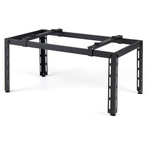 Mini Split Ground Stand Adjustable for 9000-36000 BTU Ductless Air Conditioners Heat Pump-Black