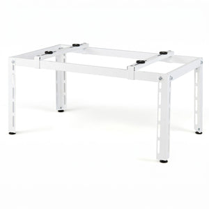 Mini Split Ground Stand Adjustable for 9000-36000 BTU Ductless Air Conditioners Heat Pump-White
