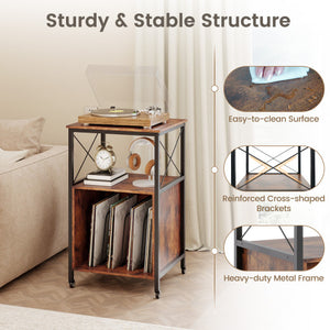 18-Inch Outdoor Wood Bar Stools Set of 2 with Round Seat and Footrest