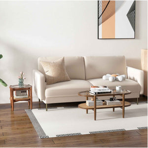 Modern Living Room Set: Loveseat  Armchair  Side Table & Coffee Table