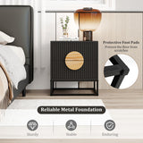 70 Inch 5-Tier Bookshelf with Reversible Adjustable Shelf-Black