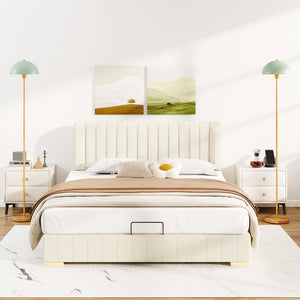 Modern Standing Lamp with Lamp Head and Foot Switch
