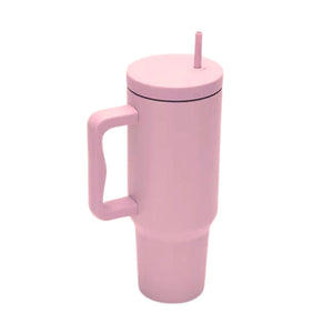 Monocolor Cold Cup Tumbler 40 Oz Handle Travel Mug