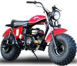 TrailMaster Monster Dog II Mini Bike, 208cc 7.5hp with Torque Converter, Rear Hydraulic Disc Brake