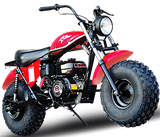 TrailMaster Monster Dog II Mini Bike, 208cc 7.5hp with Torque Converter, Rear Hydraulic Disc Brake