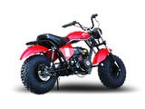 TrailMaster Monster Dog II Mini Bike, 208cc 7.5hp with Torque Converter, Rear Hydraulic Disc Brake