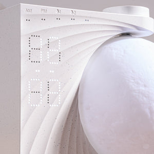 Moon Desktop Clock Night Light