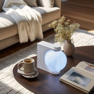 Moon Desktop Clock Night Light