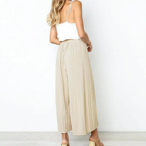 Stylish Loose Wrinkle-Detail Casual Pants for Summer
