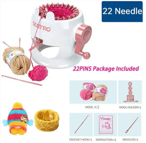 DIY Knitting Machine Smart Weaving Knit Rotating Toy Scarf Sock