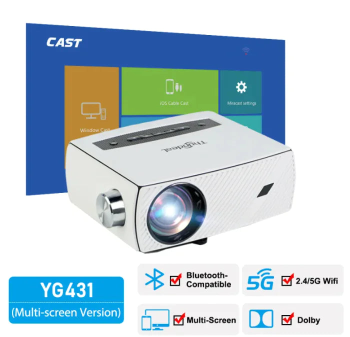 HD Home Projector LED Mini Portable