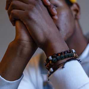 Lavastone Braclet with Peppermint and Lavender essential oils by Pursonic