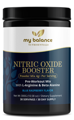 Nitric Oxide Booster Powder Mix – Blue Raspberry Flavor
