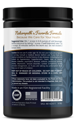 Nitric Oxide Booster Powder Mix – Blue Raspberry Flavor